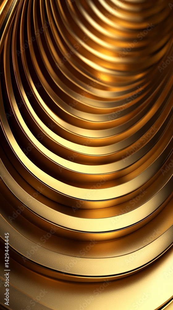 Poster glowing round illuminated lines with motion blur represent futuristic speed connectivity and infinit