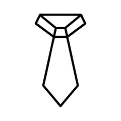 Vector graphic of a stylish necktie for men fashion accessory formal wear business attire icon