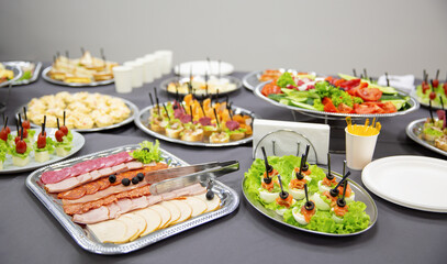 Buffet in the office.