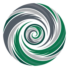 Design a spell icon depicting a wind tunnel vortex; spiraling swirl of air energy, conveying powerful, controlled wind magic.