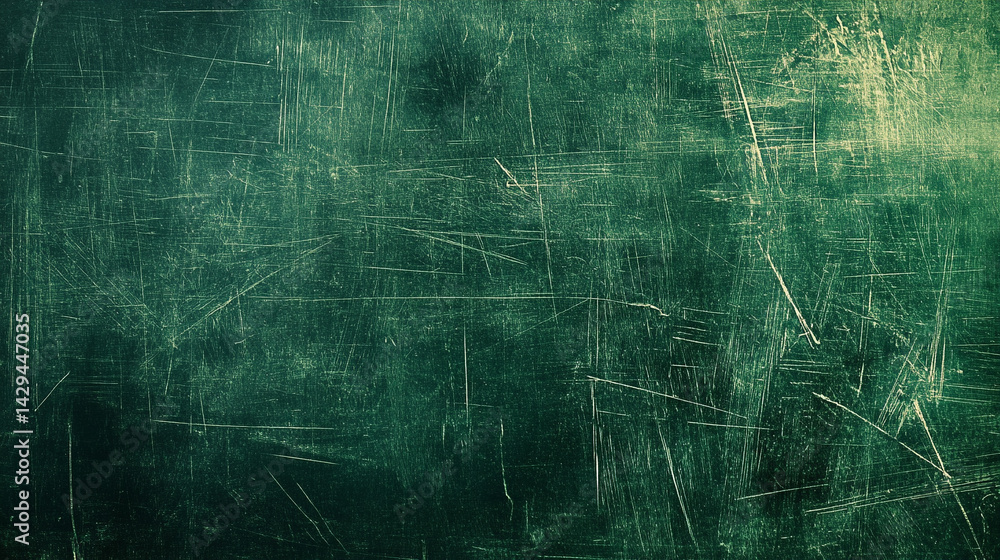Aufkleber green abstract background with geometric scratches and textured lines evokes energy motion and moder