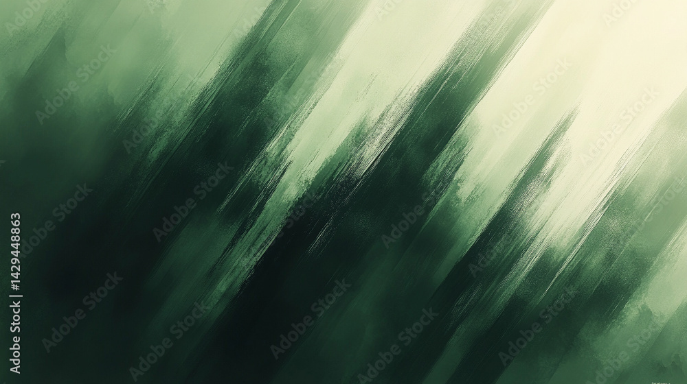 Aufkleber green abstract background with geometric scratches and textured lines evokes energy motion and moder