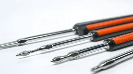 Precision Tools on White Background. (4)