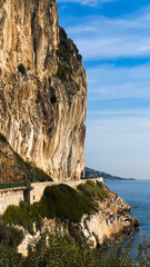 French Riviera. Turquoise sea, colorful houses, marina and seaside, Provence, Alps, Cote d'Azur France February 25, 2025