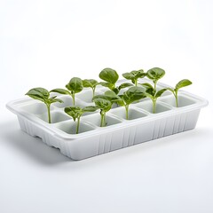 Seedlings in Seed Starter Tray. (2)