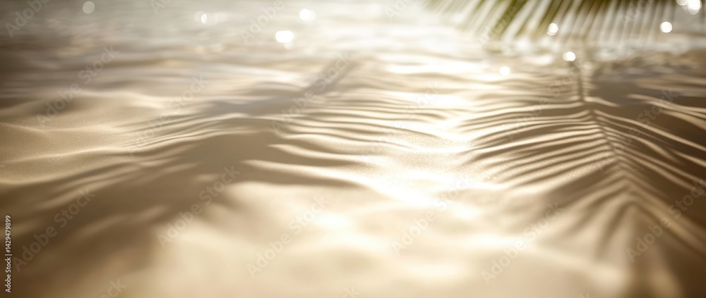 Poster abstract light and shadow on a smooth surface