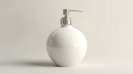 Obraz premium White ceramic soap dispenser. (10)