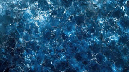 Obraz premium Abstract dark blue fractured surface