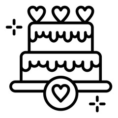 Wedding Cake Icon