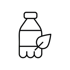 Cold Tea icon vector stock illustration