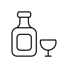Bottled icon vector stock illustration
