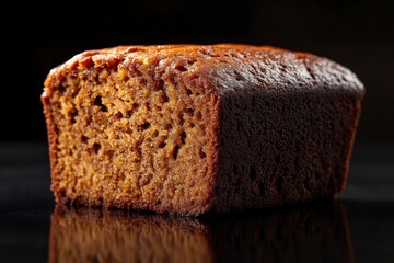 Freshly Baked Loaf of Bread with Golden Crust and Moist Interior Perfect for Culinary Photogra