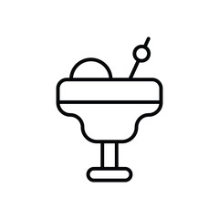 Coctail icon vector stock illustration