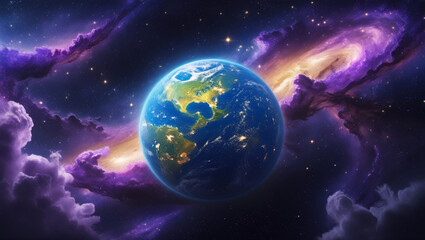 Obraz premium earth in space
