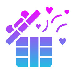 Fototapeta premium Gift Box Icon
