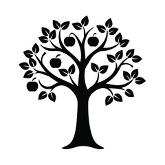 Obraz premium Creative Apple Tree Branch Design