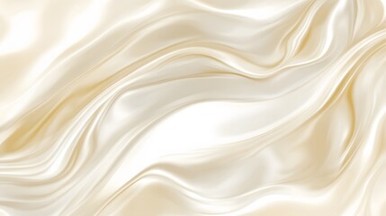 Obraz premium Elegant Cream Silk Drape Texture Background