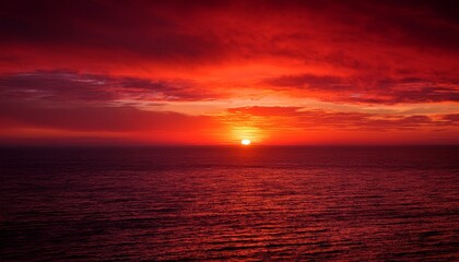 Obraz premium sunset over the ocean
