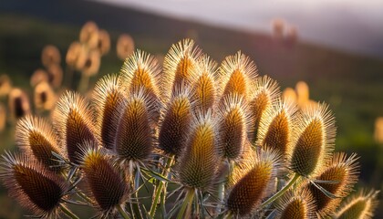 close up of dry grass in the sun
