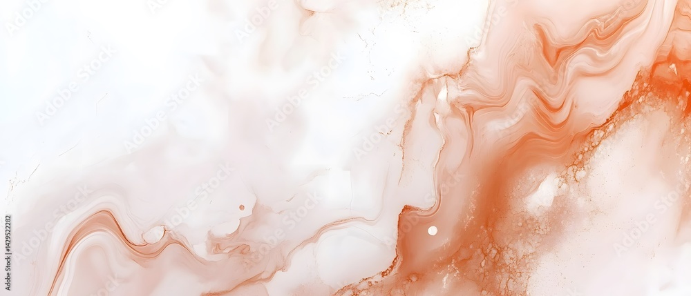 Poster this abstract image features fluid shapes and warm tones, creating a harmonious blend of colors. per
