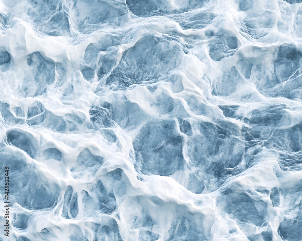 Poster this image showcases a mesmerizing abstract view of flowing water, capturing its dynamic movement an
