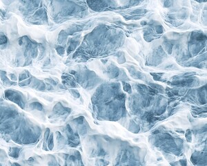 Obraz premium This image showcases a mesmerizing abstract view of flowing water, capturing its dynamic movement and soft blue hues. Perfect for projects focusing on nature and fluidity.