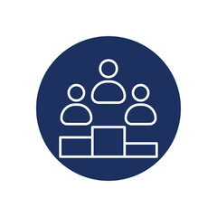 Ranking icon vector stock illustration