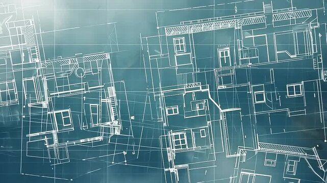 Architectural Blueprints: House Design Sketches