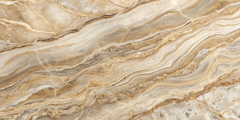 Obraz premium Abstract Beige and Brown Swirled Stone Texture Elegant Natural Background for Design Projects