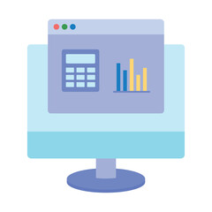 Accounting Software Data Entry Display Report Charts Digital Calculator Spreadsheet Budget