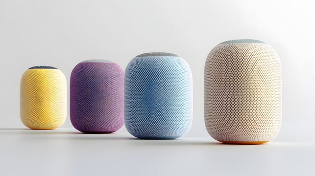 Colorful Smart Speakers Lineup.