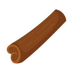Indian Spices Cinnamon Stick Brown Aromatic Herb Culinary Seasoning Vector
