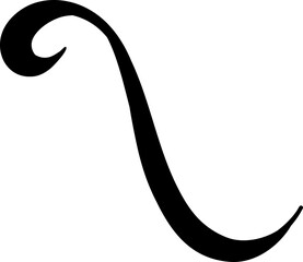 Modern Hand Drawn Line Art Element