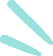 Minimalist sparkle shape with geometric hand drawn design