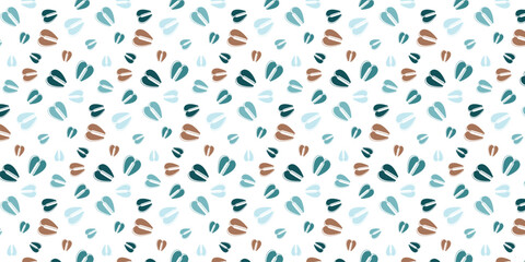 playful scatter seamless pattern with giraffe footprints in multi color for textile, wallpaper, fabric and other. animal footprint background © Zeronineee