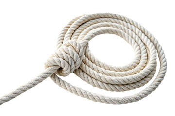 Obraz premium rope isolated on white background