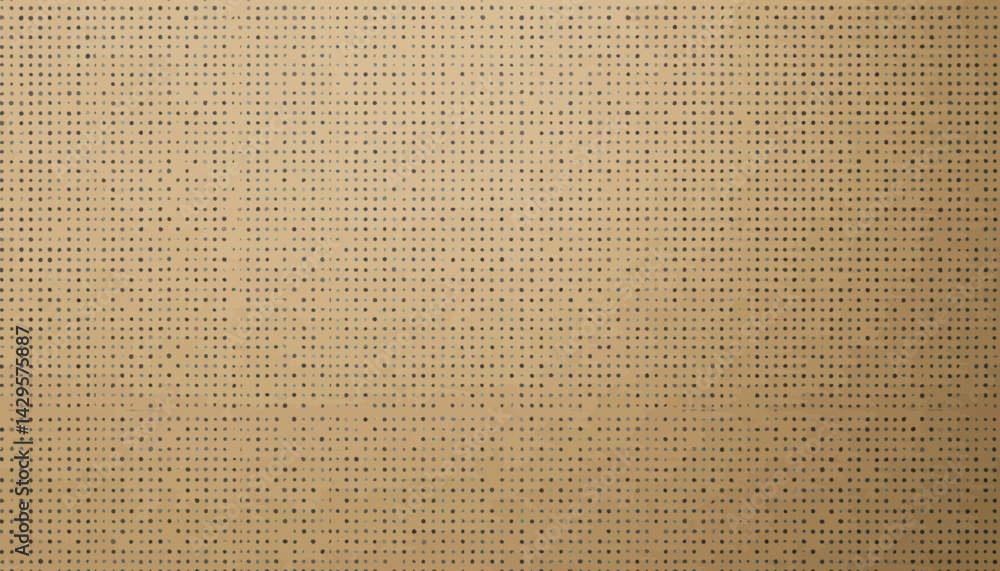 Poster beige abstract background with small blue dots pattern