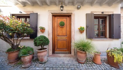 Fototapeta premium entrance to the house