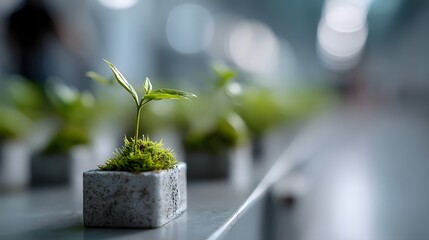 Activists presenting clean tech preservation strategies at a global sustainability summit