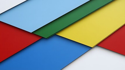 Abstract Colorful Geometric Shapes Background Design