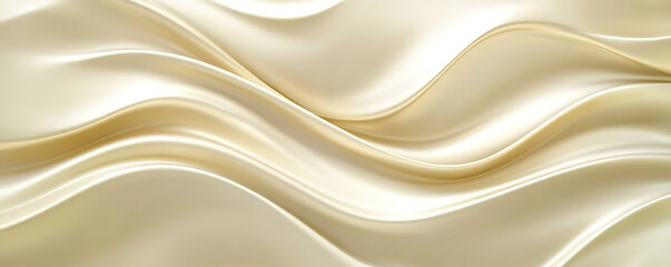 Obraz premium Light gold background with wavy lines.