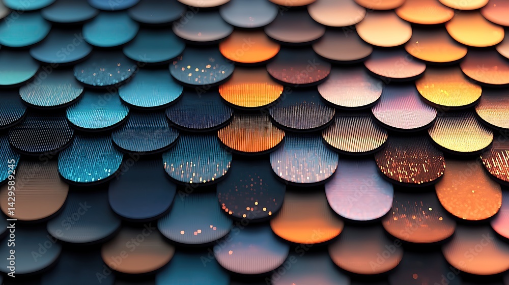 Poster abstract colorful circular pattern background