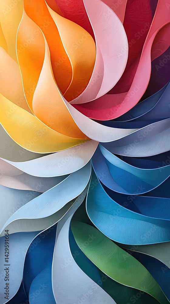Poster abstract colorful swirl pattern background