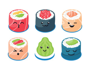 Set Sushi Cute