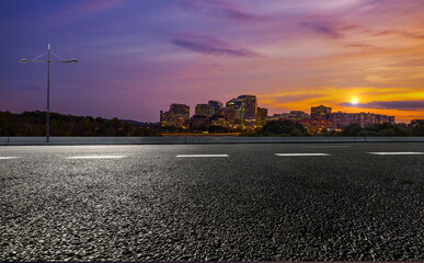 sunset city building road landscape outdoor nature cityscape travel
