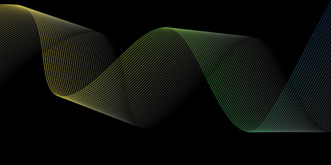 Abstract orange wavy on white background, Orange abstract line waves on white background. Background lines wave abstract stripe design.  Abstract background of modern tech gradient waves in blue and p