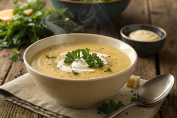 Potato cream soup