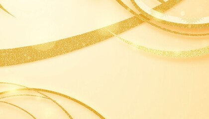 Golden Swirls Abstract Background: Elegant Design for Luxury and Celebration