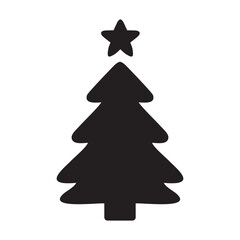 Christmas Tree icon or logo isolated sign symbol vector illustration - Collection of high quality black style vector icons