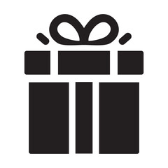 Gift icon or logo isolated sign symbol vector illustration - Collection of high quality black style vector icons